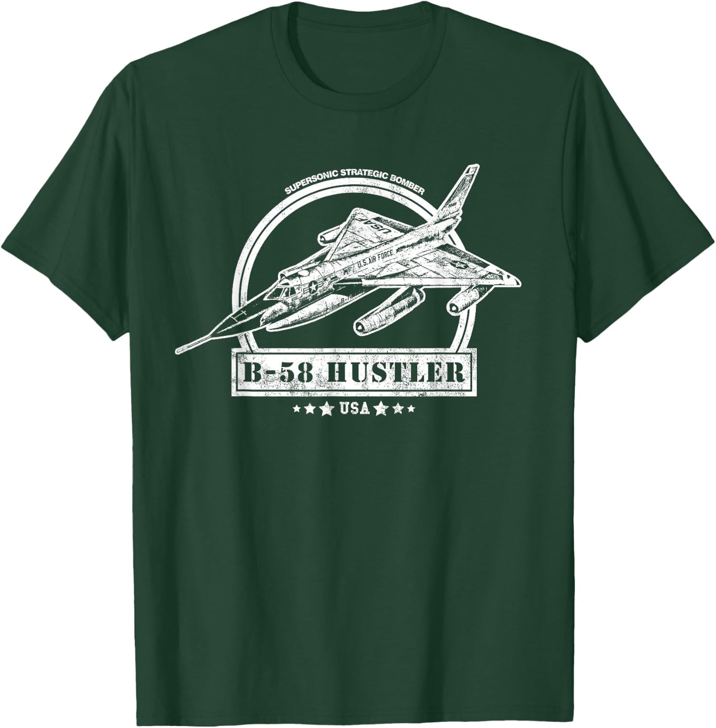 B-58 Hustler Aircraft T-Shirt - T-Shirt | Forest