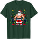 Muscle Santa Weightlifter Christmas Powerlifting Xmas Gym T-Shirt - T-Shirt | Forest