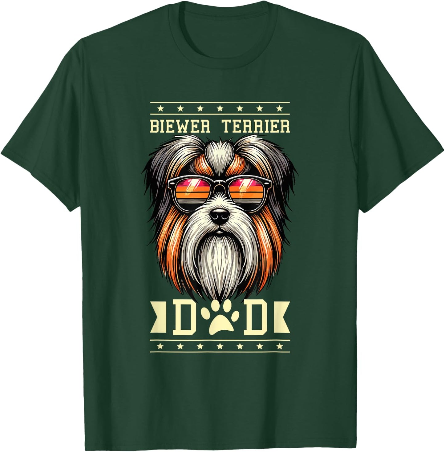 Biewer Terrier Dad T-Shirt - T-Shirt | Forest