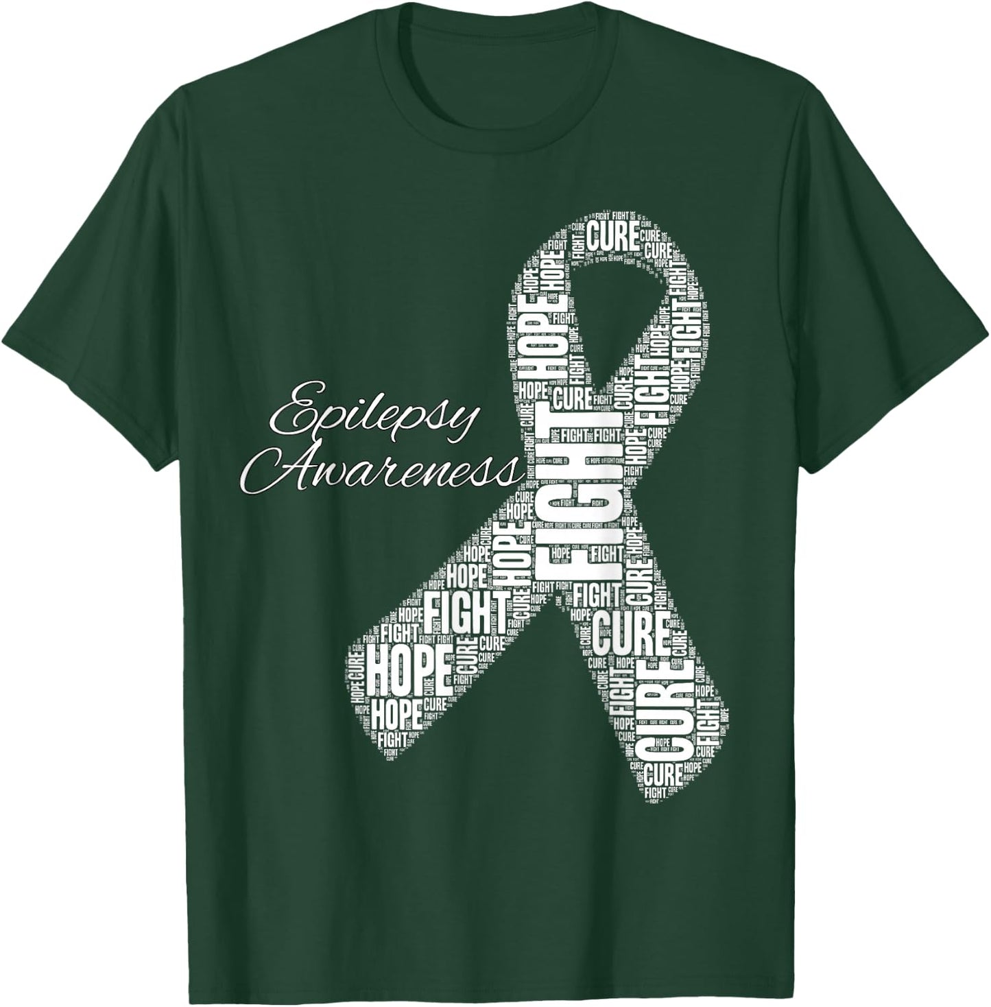 Epilepsy Awareness November Month Fight Cure Hope T-Shirt - T-Shirt | Forest