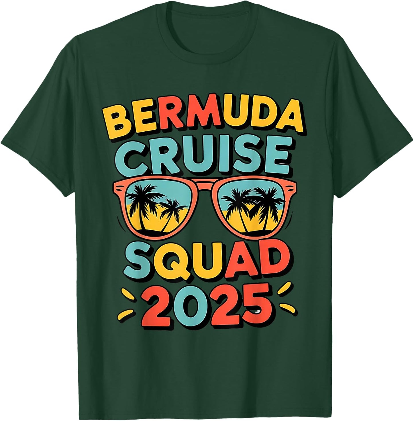 Bermuda Cruise 2025 Vacation Trip Matching Family Group T-Shirt - T-Shirt | Forest
