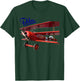 Vintage Aeroplane Fokker D3 Triplane Red Baron WW1 T-Shirt - T-Shirt | Forest