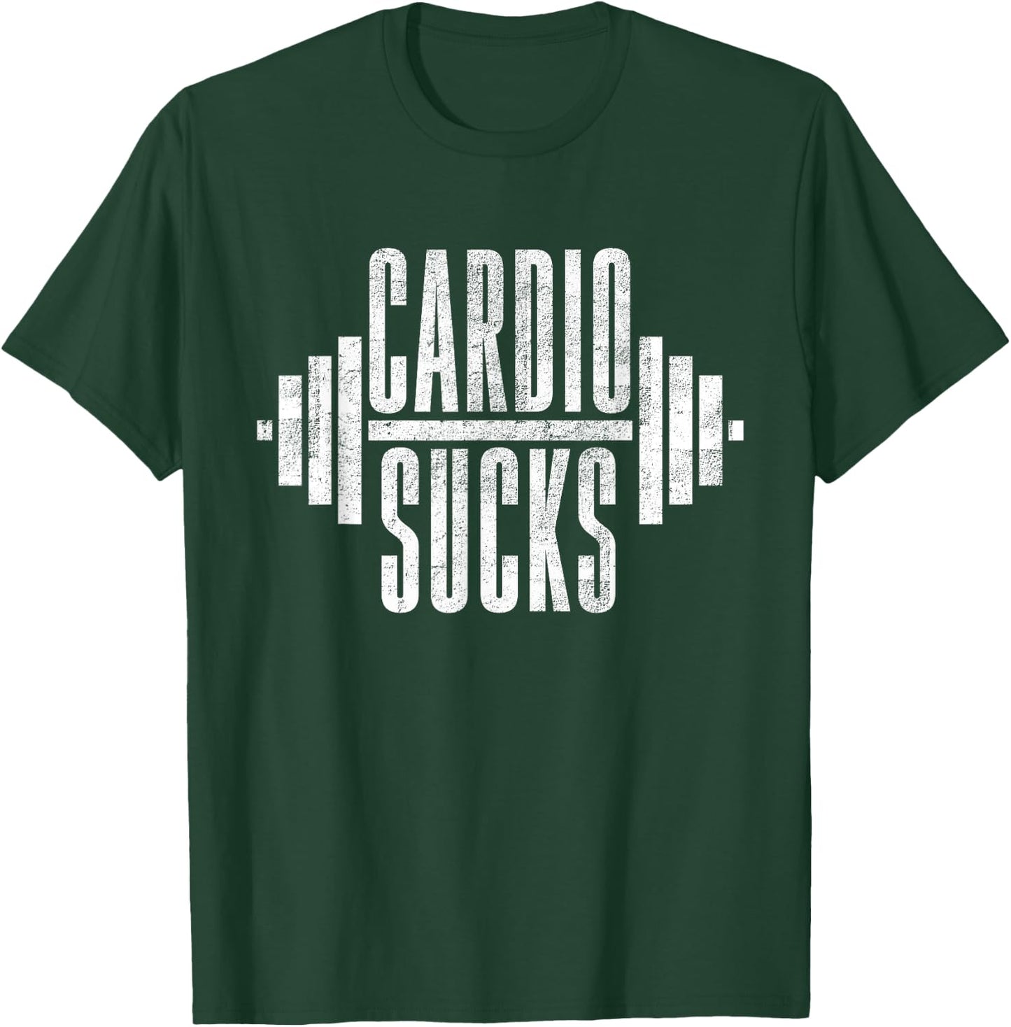 Cardio Sucks Shirt - Funny Weight Lifting T-Shirt - T-Shirt | Forest