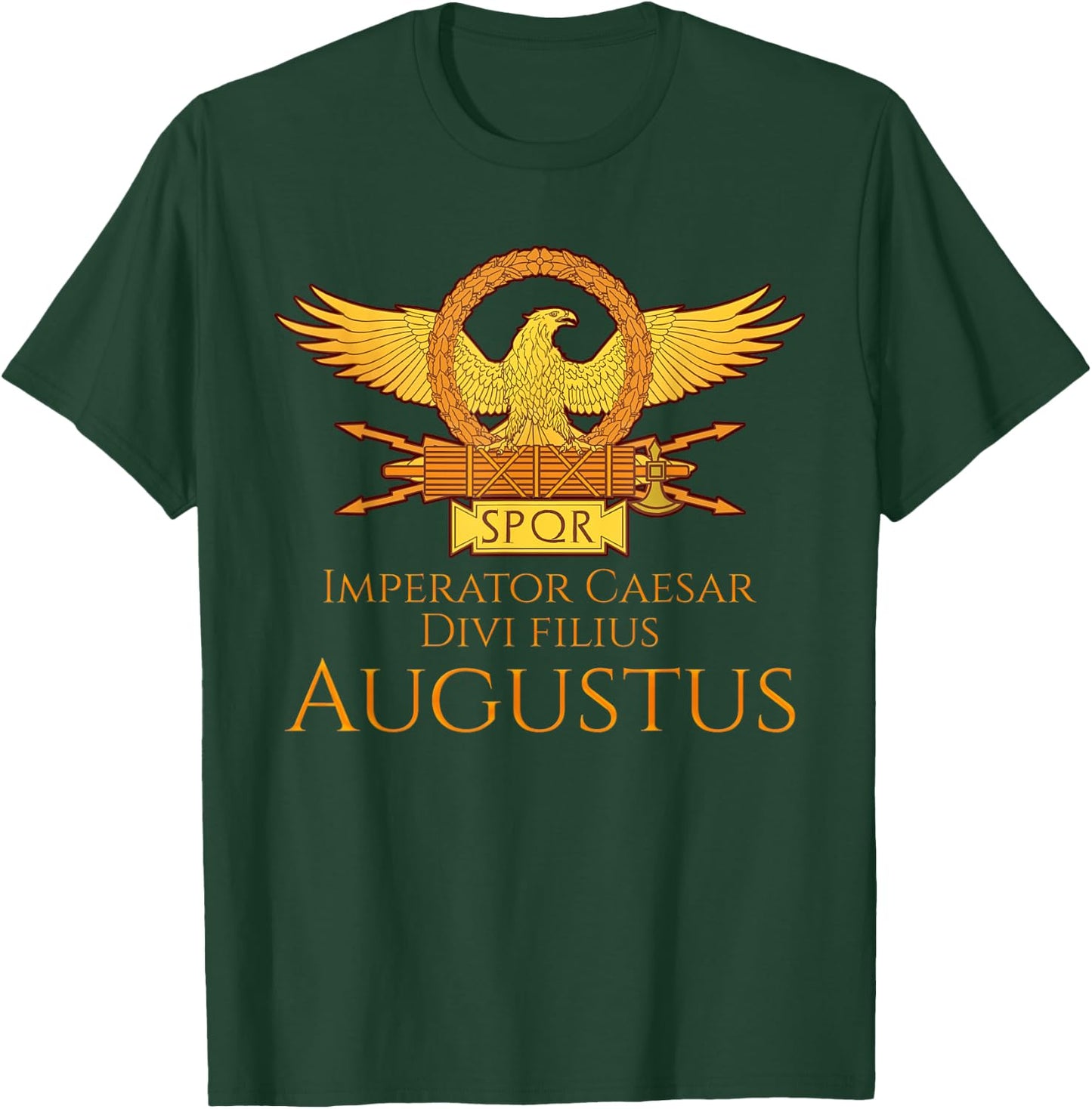 Roman Emperor Shirt - Caesar Augustus - Ancient Rome Gift T-Shirt - T-Shirt | Forest