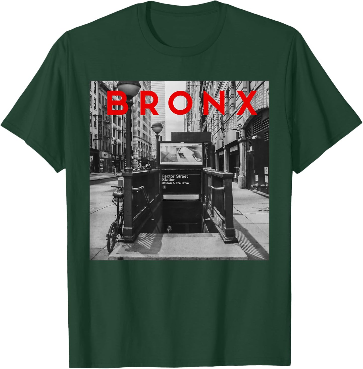 Bronx NYC T Shirt Subway City T-Shirt - T-Shirt | Forest