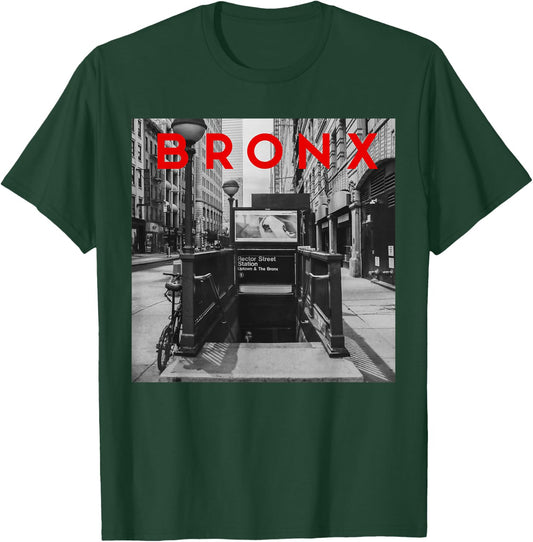 Bronx NYC T Shirt Subway City T-Shirt - T-Shirt | Forest