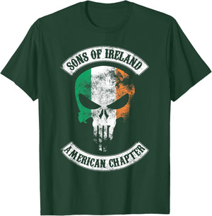 Irish Pride Apparel - Sons of Ireland - American Chapter T-Shirt - T-Shirt | Forest