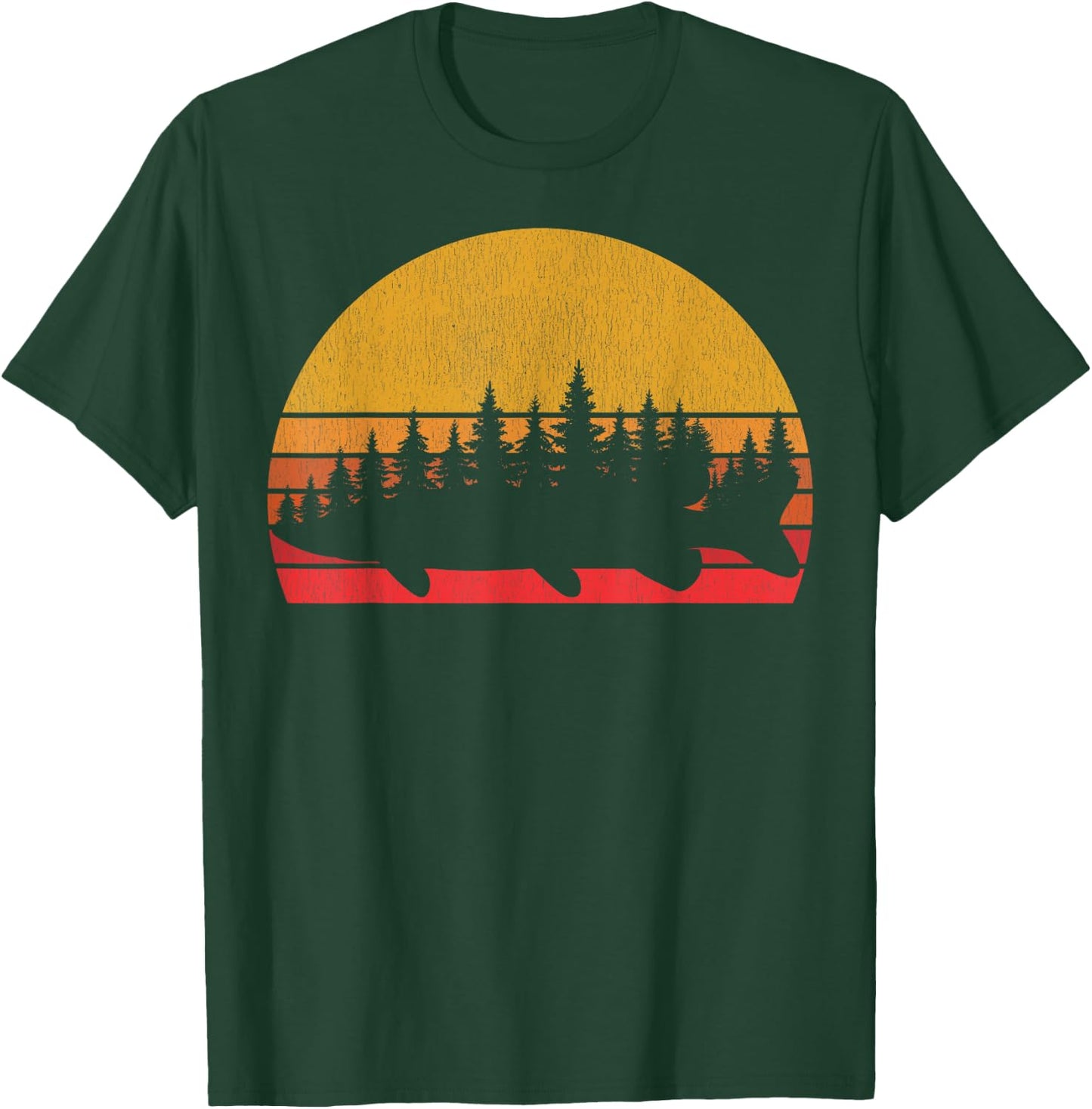 Northern Pike Fishing Fisherman Angling T-Shirt - T-Shirt | Forest