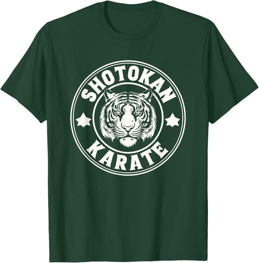 Shotokan Karate Fighter Martial Arts Tiger Funny Karateka T-Shirt - T-Shirt | Forest