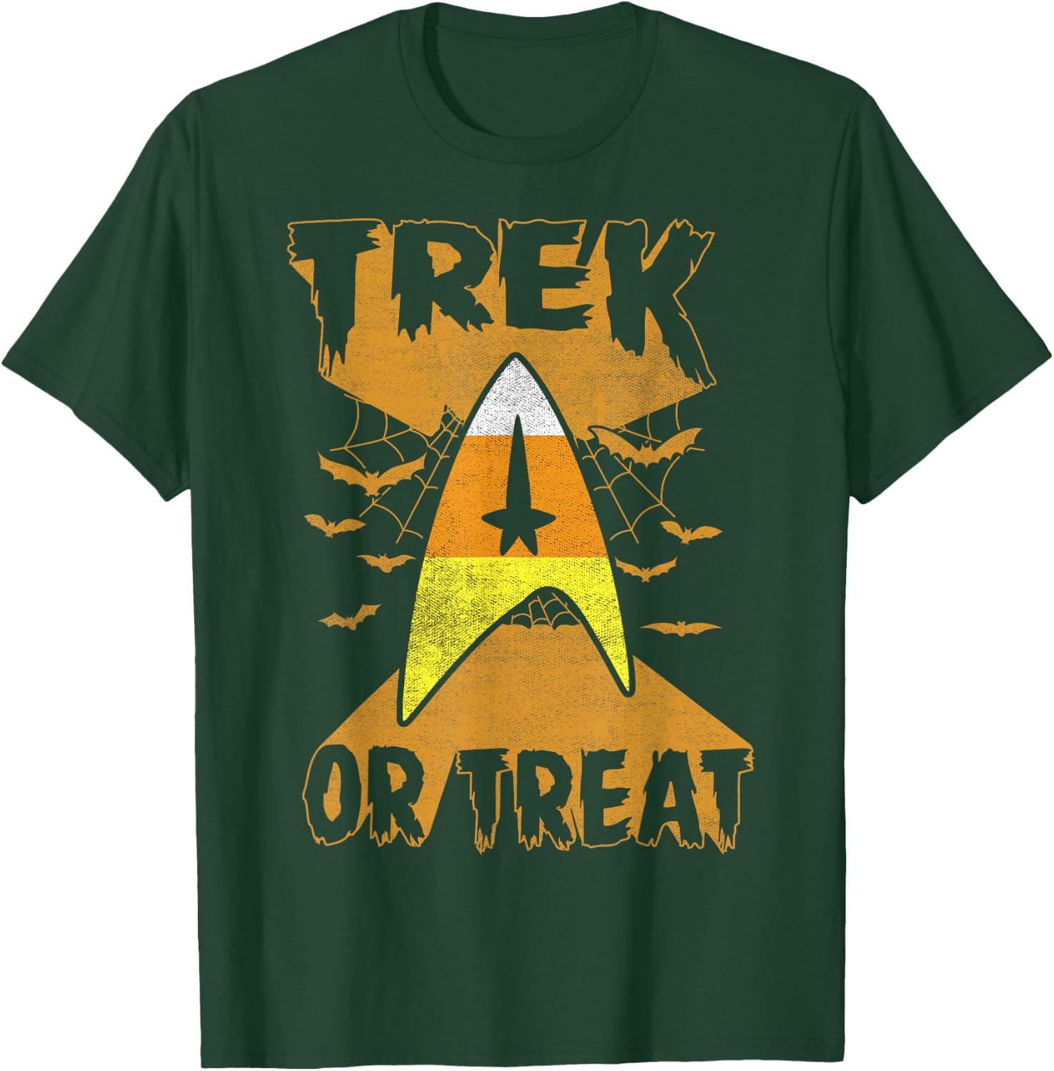 Star Trek Candy Corn Trek Or Treat Halloween T-Shirt - T-Shirt | Forest