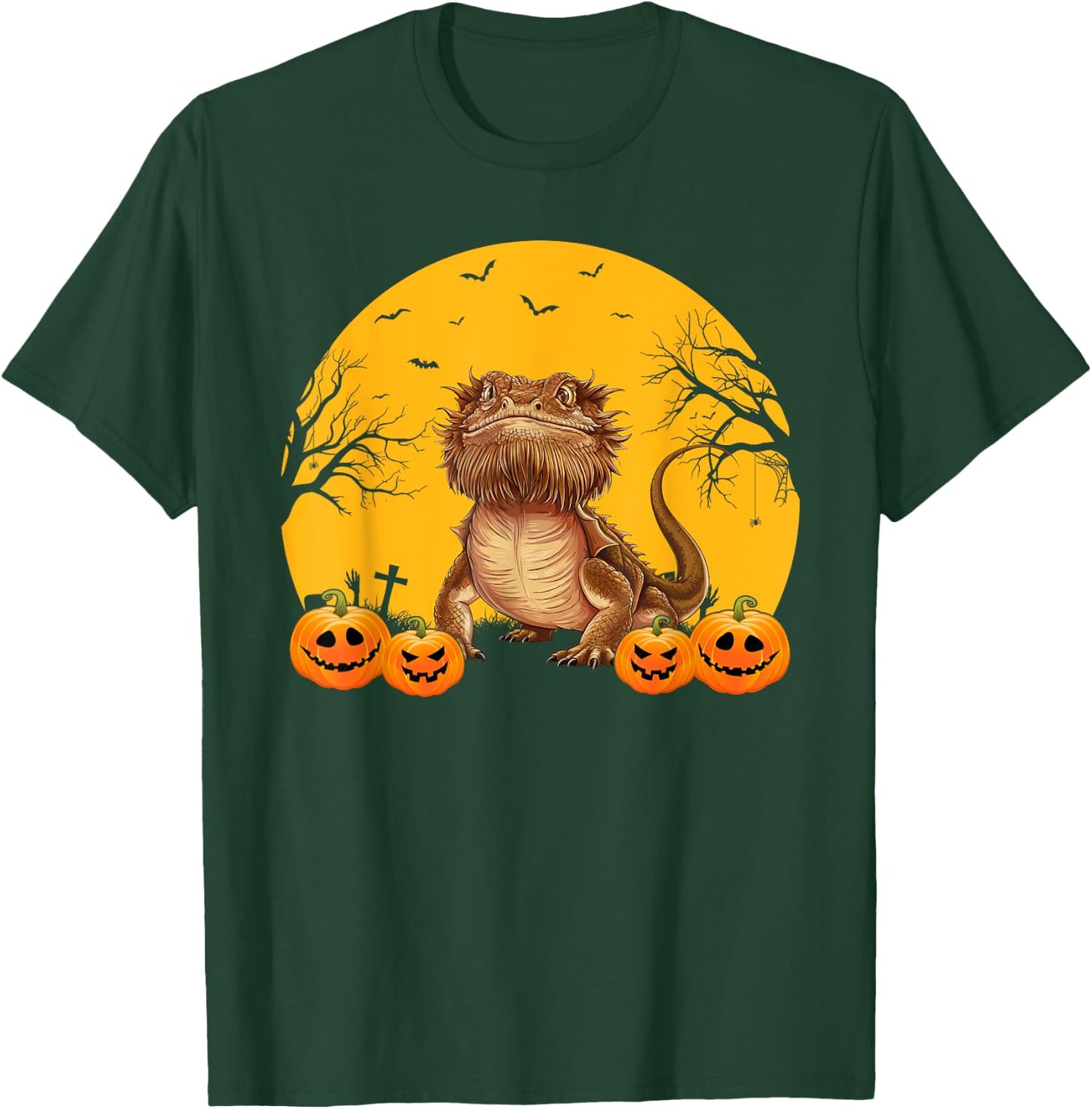 Bearded Dragon Lovers Men Women Matching Halloween Costume T-Shirt - T-Shirt | Forest