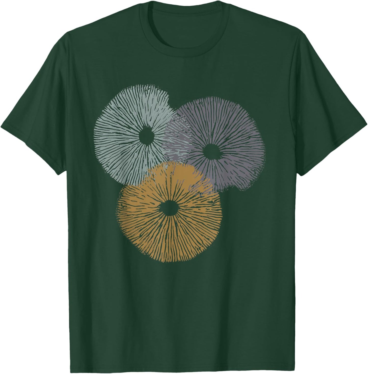 Mushrooms for foragers, spore print forager shirt T-Shirt - T-Shirt | Forest