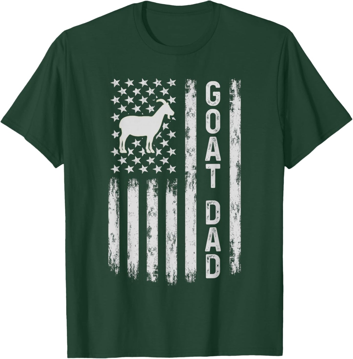 Goat Dad Greatest Of All Time G.O.A.T Best Dad Father's Day T-Shirt - T-Shirt | Forest