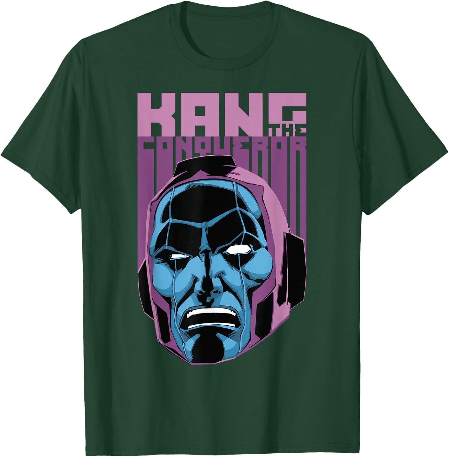 Marvel Kang The Conqueror Big Face T-Shirt - T-Shirt | Forest