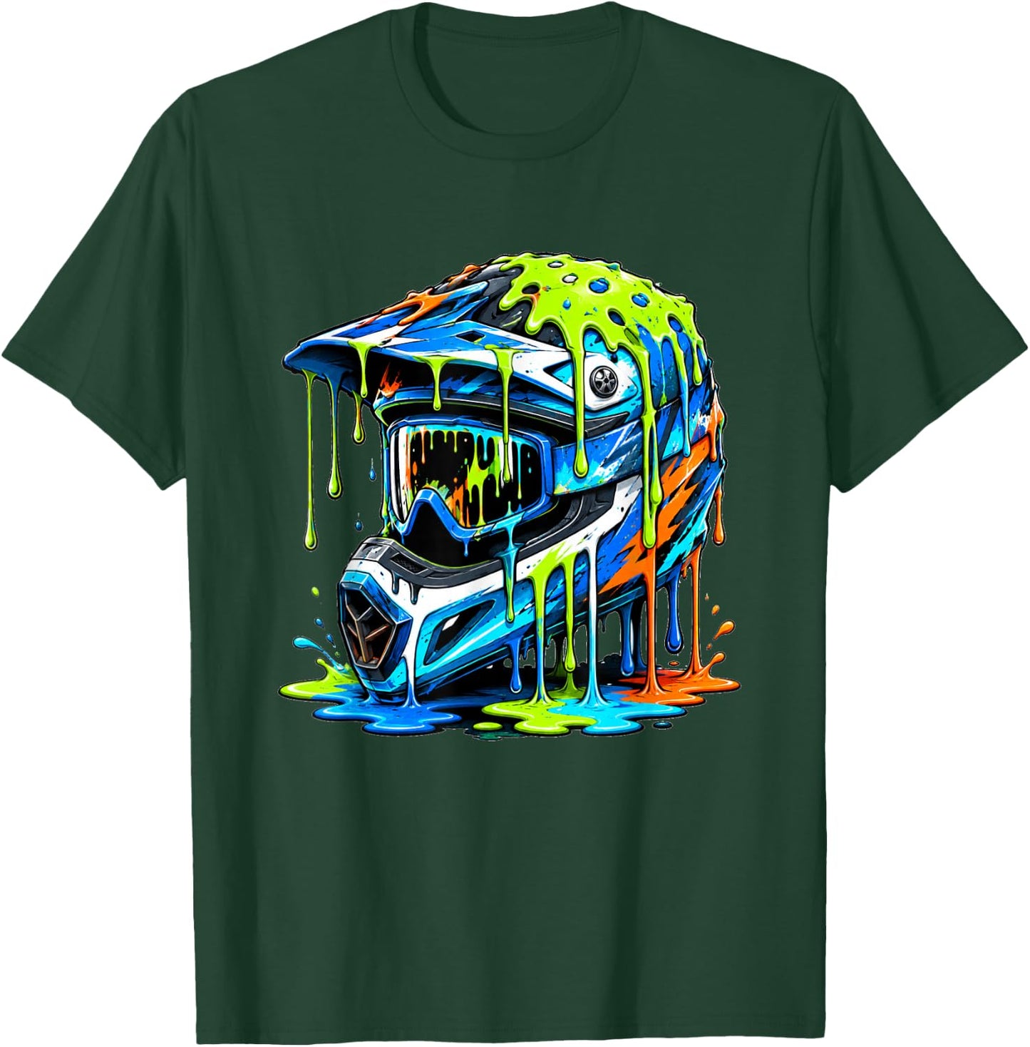 Dirt Bike Shirts Boys Kids Gear Motocross Dirtbike T-Shirt - T-Shirt | Forest