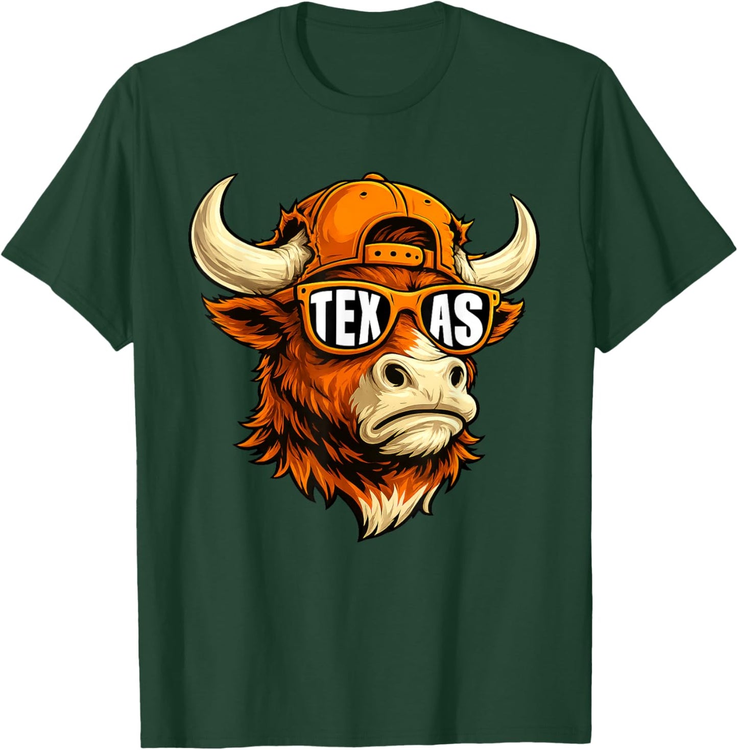 Vintage Texas TX Athletic Style 80s 90s T-Shirt - T-Shirt | Forest