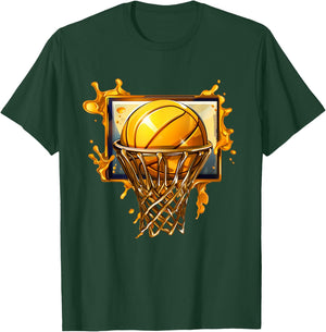 BsketballCo. Basketball , Black, Small T-Shirt - T-Shirt | Forest