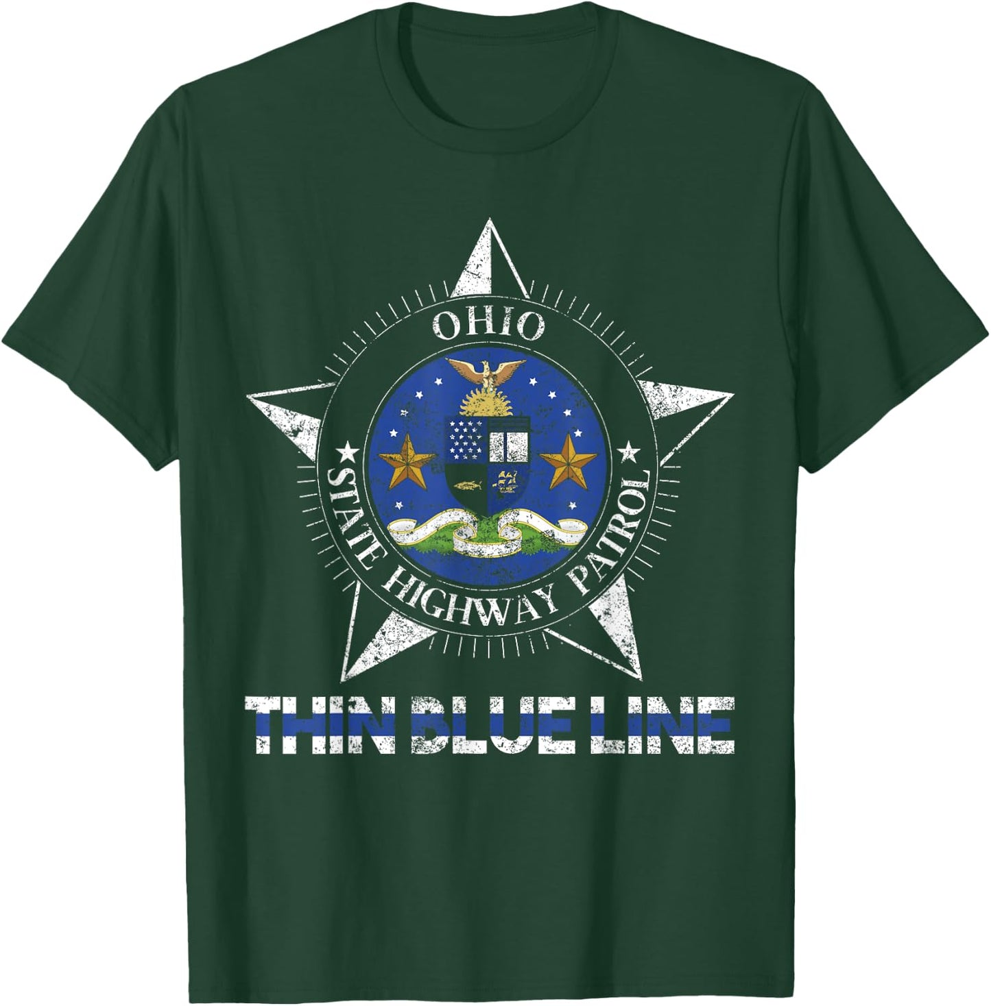 Ohio Highway Patrol State Trooper Ohio Shirt T-Shirt - T-Shirt | Forest