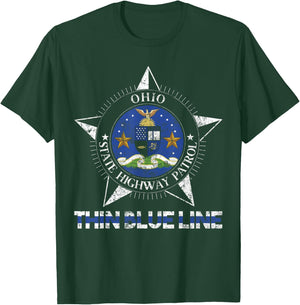 Ohio Highway Patrol State Trooper Ohio Shirt T-Shirt - T-Shirt | Forest