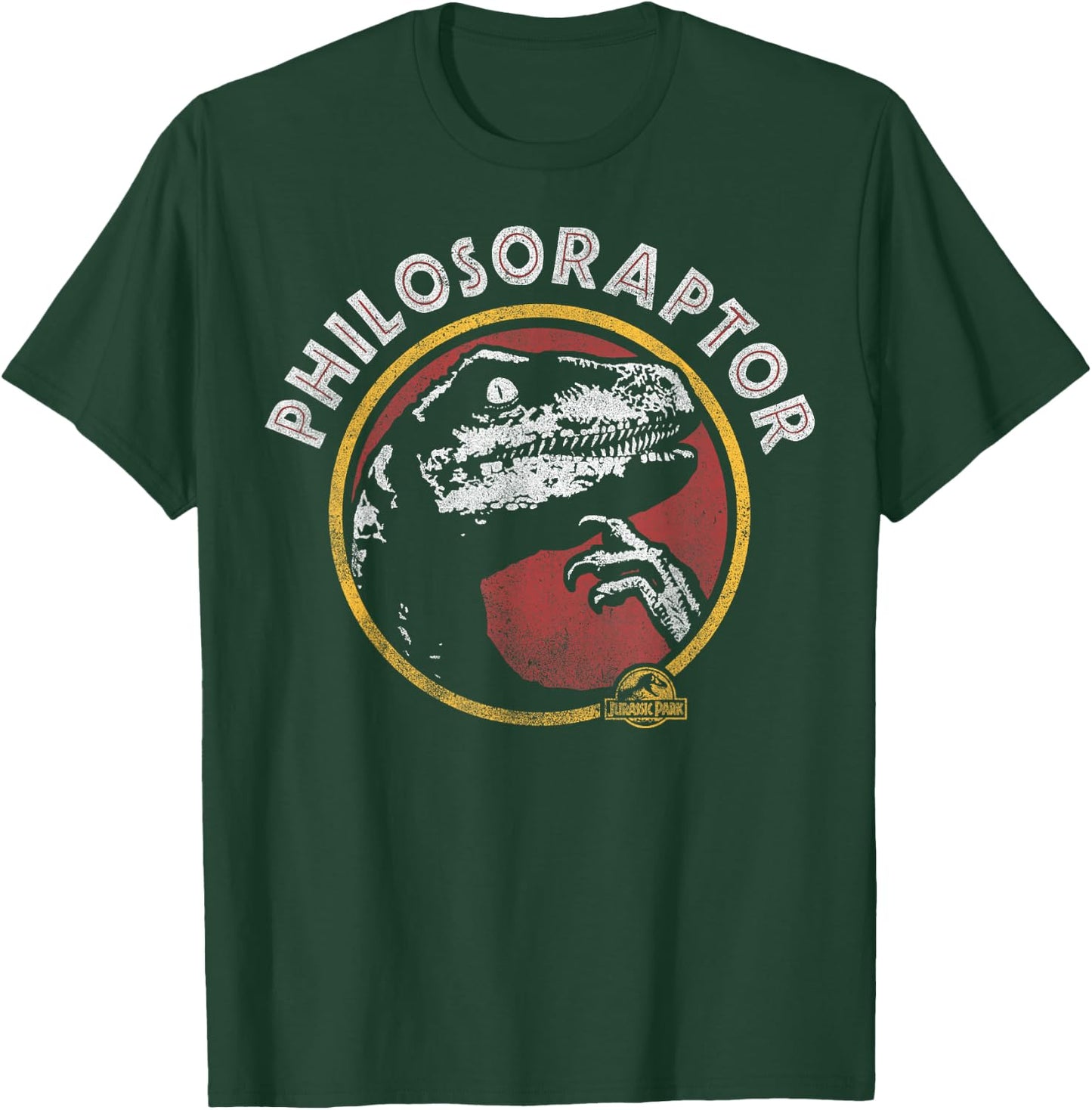 Jurassic Park Humor - Classic Fit, , Short Sleeve, Adult, Black T-Shirt - T-Shirt | Forest