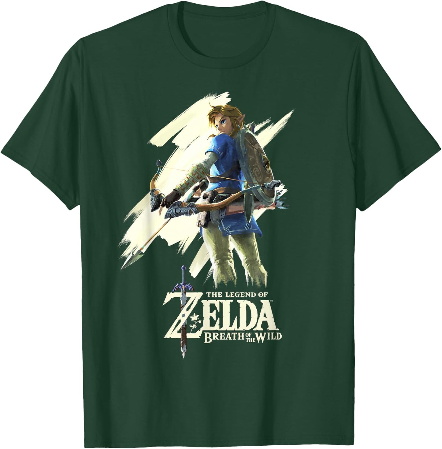Nintendo Zelda Breath of the Wild Link Stare Graphic T-Shirt - T-Shirt | Forest