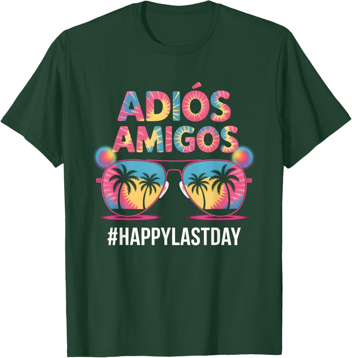 Last Day of School Summer Vibes Celebration Teacher Student T-Shirt - T-Shirt | Forest