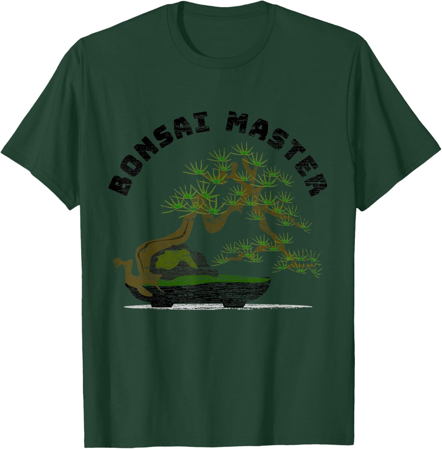 Vintage Bonsai Master - Bonsai Tree Gift T-Shirt - T-Shirt | Forest