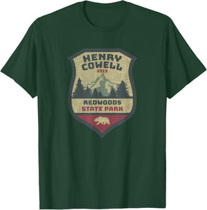 Henry Cowell Redwoods Campground Souvenir Camping Santa Cruz T-Shirt - T-Shirt | Forest