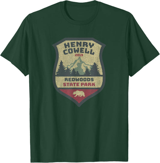 Henry Cowell Redwoods Campground Souvenir Camping Santa Cruz T-Shirt - T-Shirt | Forest