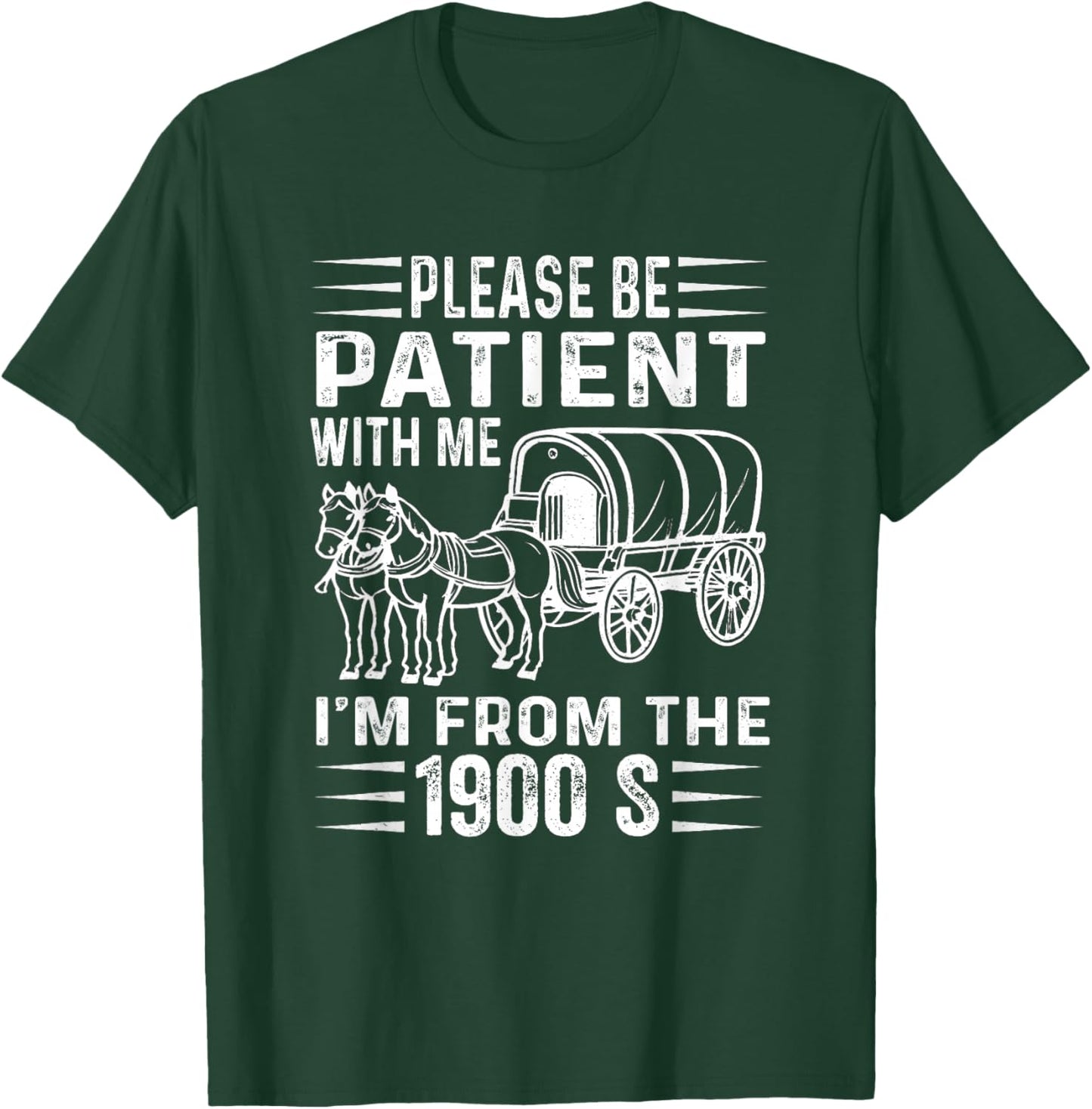Please Be Patient with Me 1900s Humorous Saying T-Shirt - T-Shirt | Forest