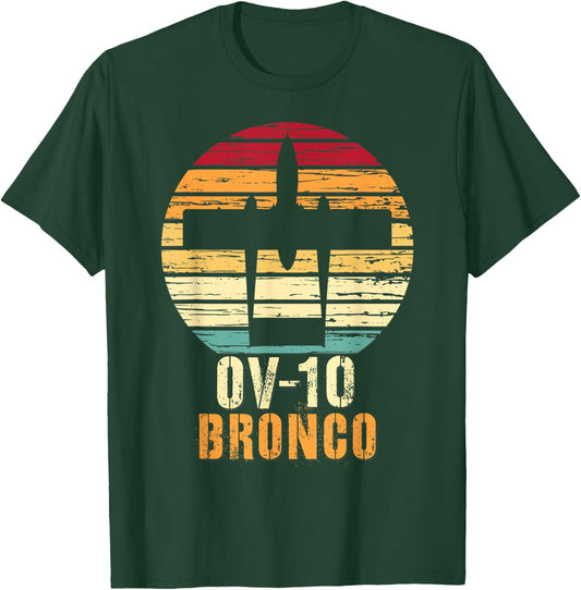 Vintage OV-10 Bronco Military Aviation Shirt T-Shirt - T-Shirt | Forest