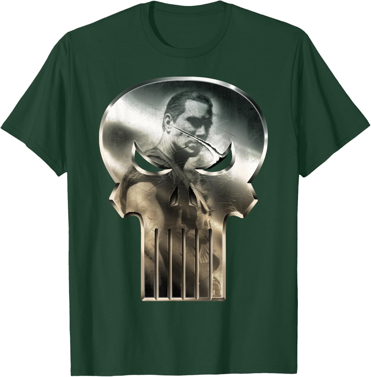 Marvel The Punisher Reflection of Anguish Graphic T-Shirt - T-Shirt | Forest