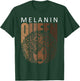 Juneteenth Shirts Women Natural Afro Melanin Queen Strong T-Shirt - T-Shirt | Forest