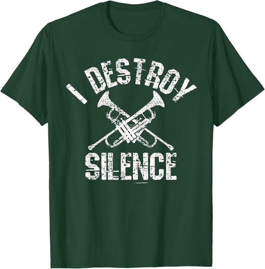 Trumpet Music Teacher School Orchestra T-Shirt - T-Shirt | Forest