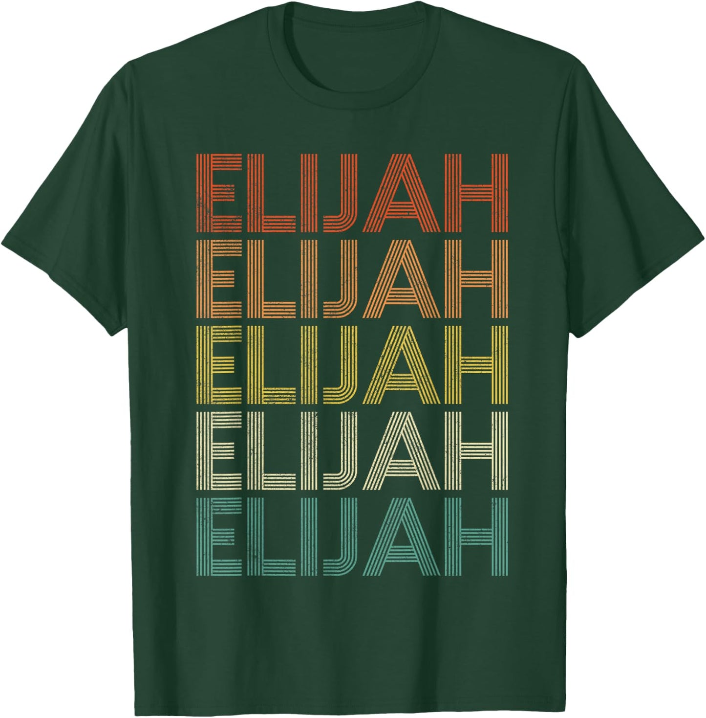 Elijah Vintage Retro T-Shirt - T-Shirt | Forest