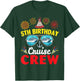 Fireworks Happy 5th Birthday Cruise Crew 5 Years Old Lover T-Shirt - T-Shirt | Forest