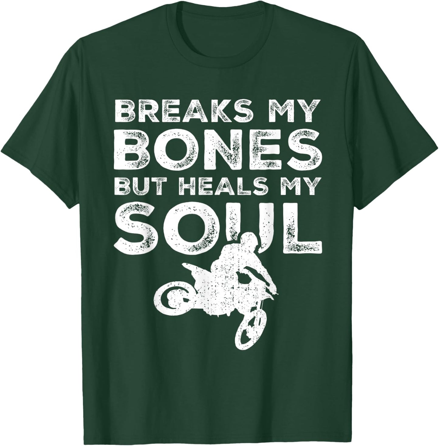 MX Motocross Biker Dirt Bike - Supercross T-Shirt - T-Shirt | Forest