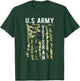 Veteran USA Camo 4th of July Shirt Man Woman T-Shirt - T-Shirt | Forest