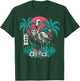 Skeleton Flamingo Japan Tropical Beach T-Shirt - T-Shirt | Forest