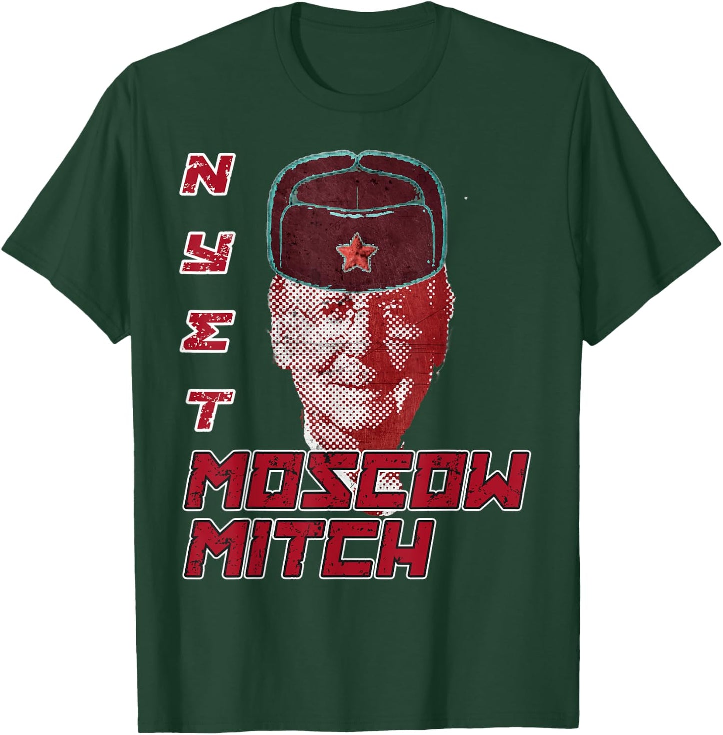 Moscow Mitch McConnell Nyet T-Shirt - T-Shirt | Forest