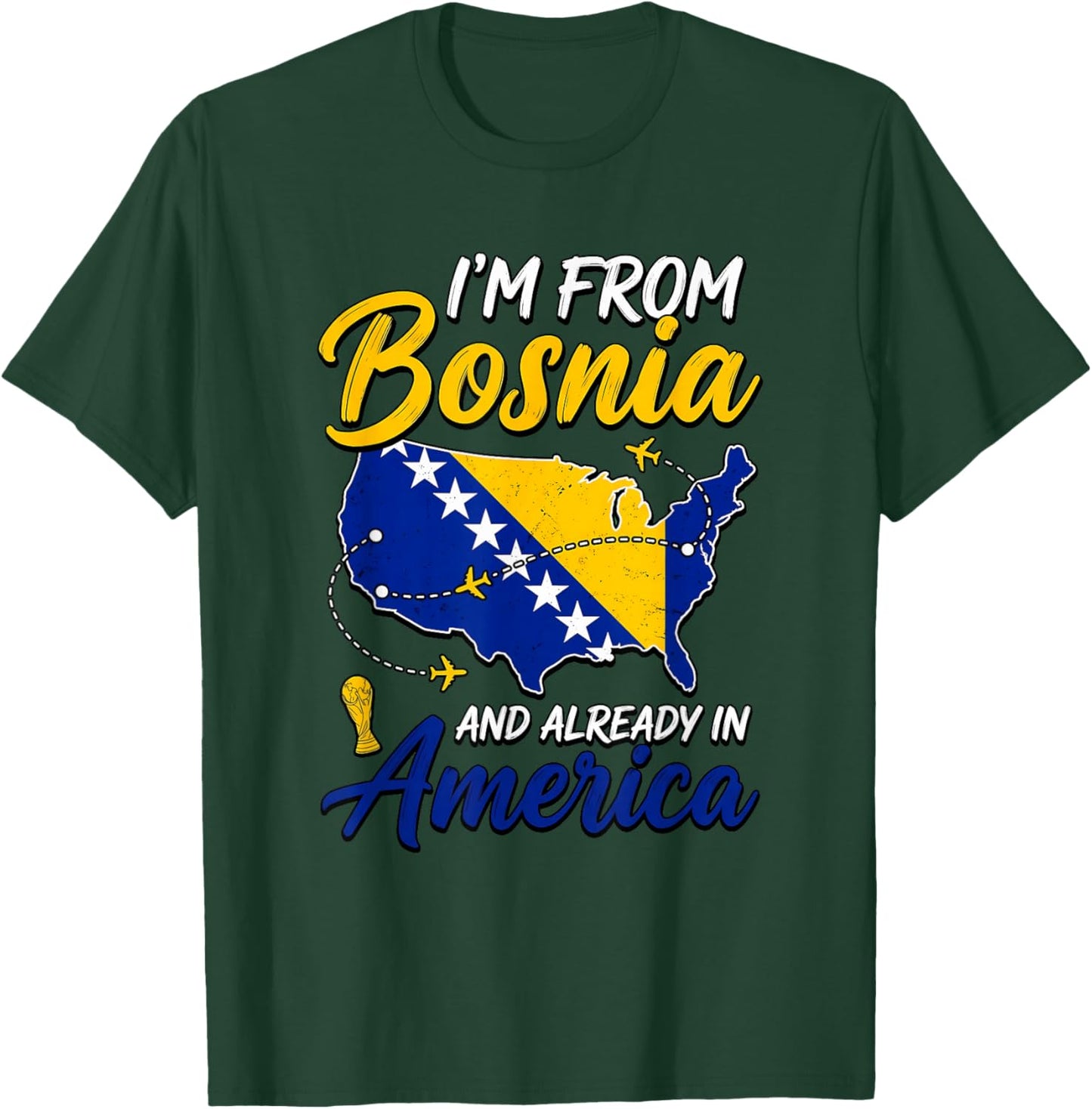 Bosnia and Herzegovina Soccer Team Funny I'm T-Shirt - T-Shirt | Forest
