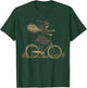 Vintage Spooky Witch Riding Bicycle Cycing Biking Halloween T-Shirt - T-Shirt | Forest