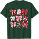 Coquette Bow Dental Hygienist Kawaii T-Shirt - T-Shirt | Forest