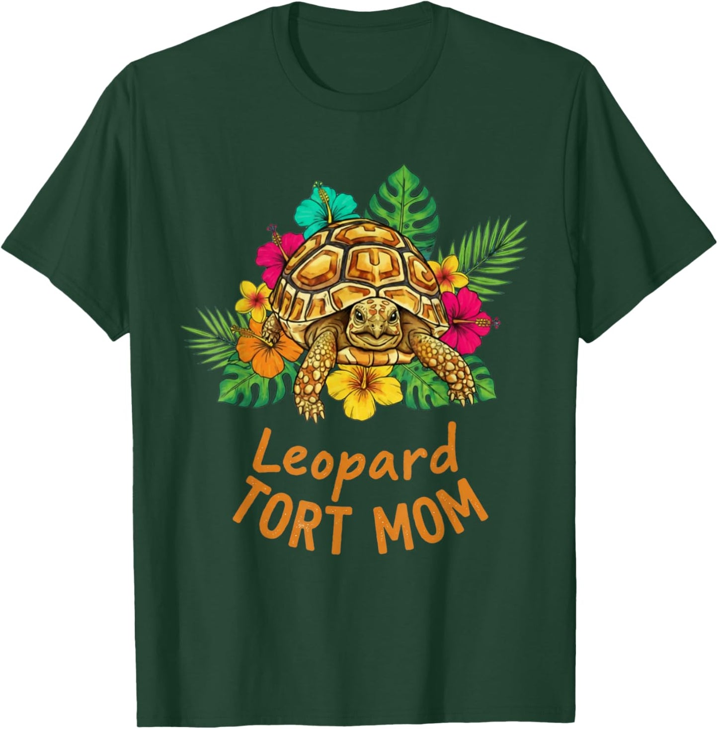 Leopard Tort Mom Tortoise Gift T-Shirt - T-Shirt | Forest