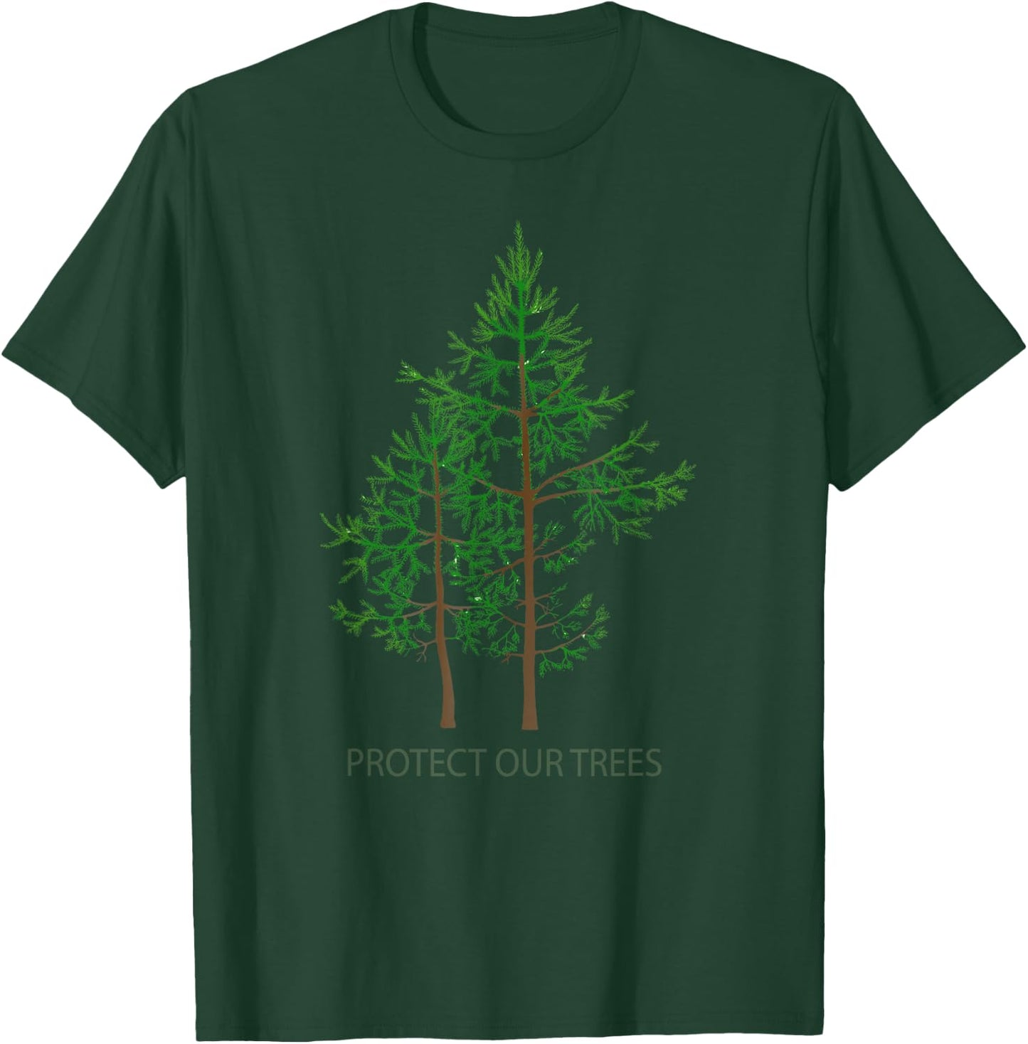 Save Protect Trees Stop Deforestation Tree Hugger Apparel T-Shirt - T-Shirt | Forest