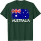 Australian Flag | Vintage Made In Australia Gift T-Shirt - T-Shirt | Forest