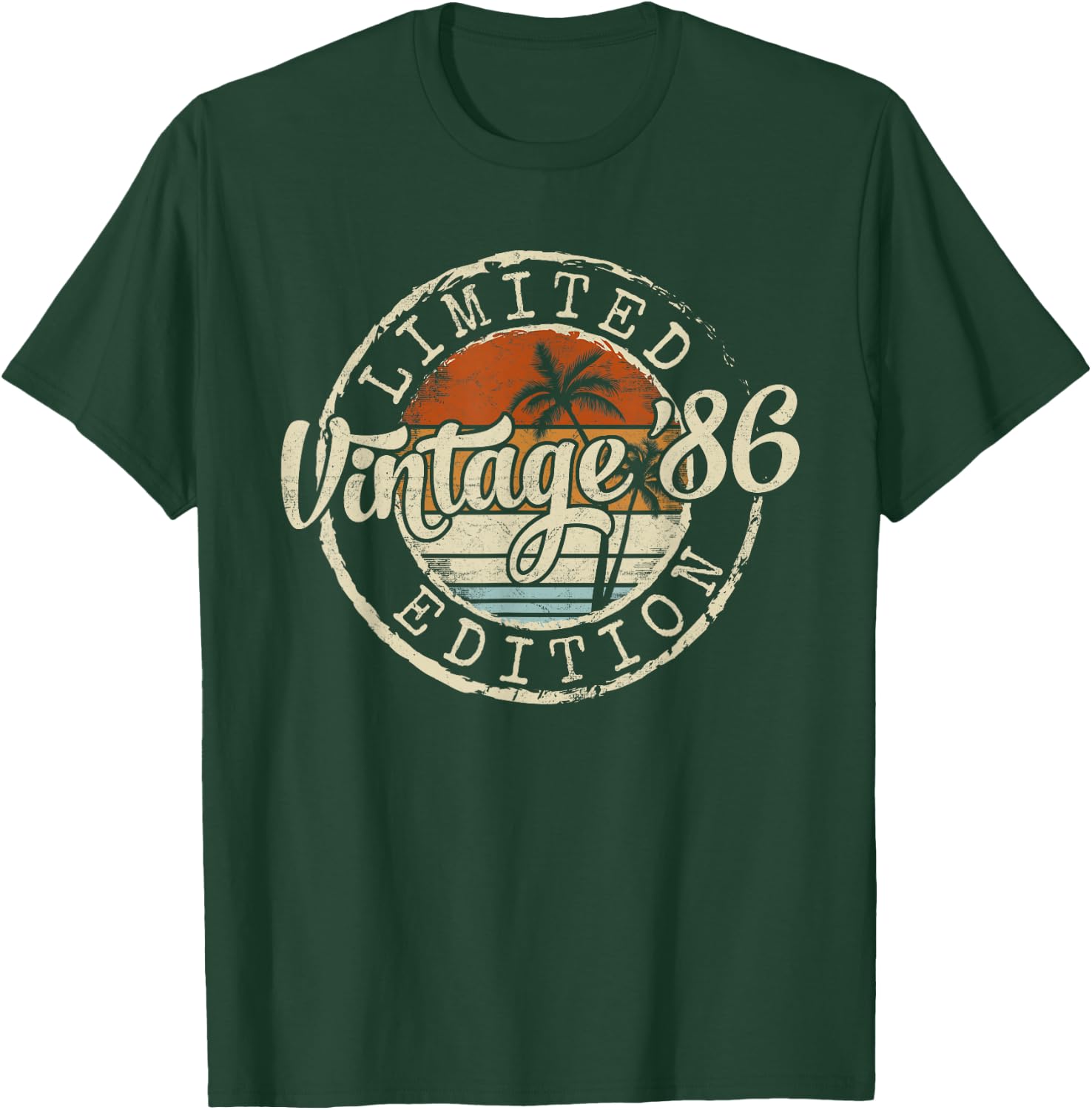 Vintage 1986 39th Birthday Gifts 39 Year Old Women T-Shirt - T-Shirt | Forest
