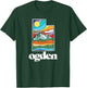 Ogden Utah Vintage Nature Outdoor Graphic T-Shirt - T-Shirt | Forest