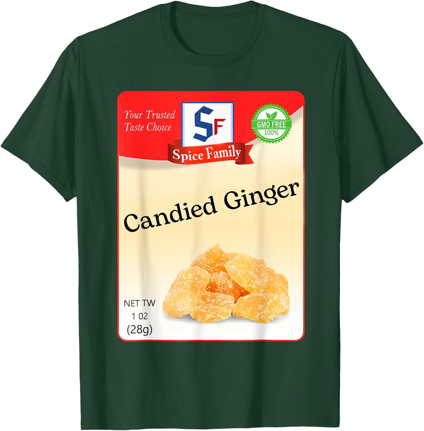 Candied Ginger Condiment Holiday Spice Group Costumes T-Shirt - T-Shirt | Forest