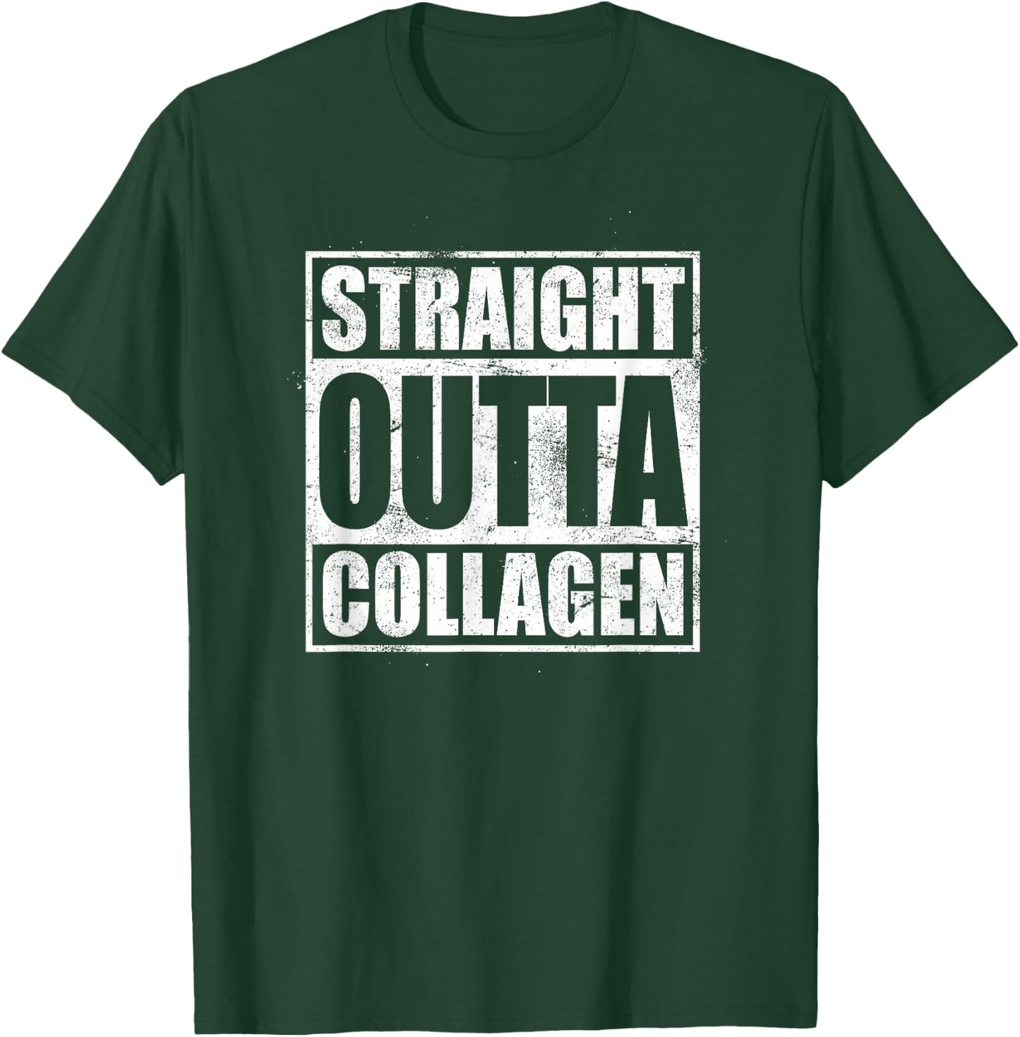 Straight Outta Collagen Ehlers Danlos Syndrome Shirt T-Shirt - T-Shirt | Forest